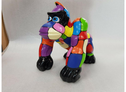 Abstract Gorilla Designer Figure Statue Figures Statues Decoration Decor Garden