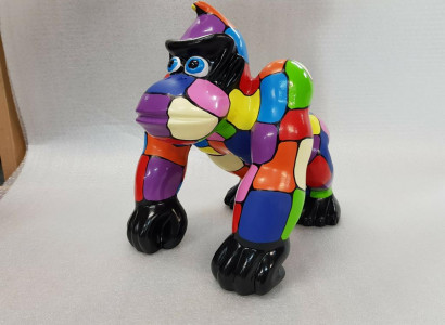 Abstract Gorilla Designer Figure Statue Figures Statues Decoration Decor Garden