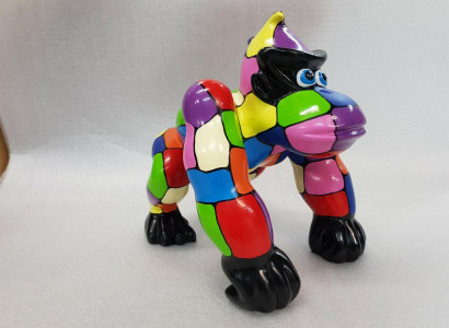 Designer figurine statue modern figures statues decoration decor gorilla garden new
