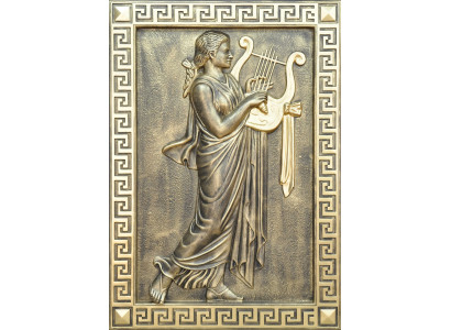 Music Wall Relief Antique Style Relief Wall Painting Antique Handcrafted God Image New