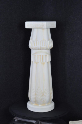 Medusa Column Roman Columns Marble Sculpture Figure Decor Decoration Stand 1046