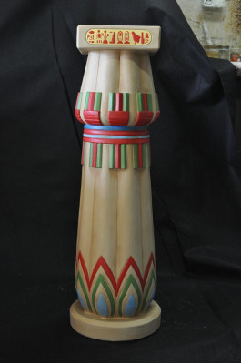 Medusa Column Roman Columns Marble Sculpture Figure Decor Decoration Stand 1046