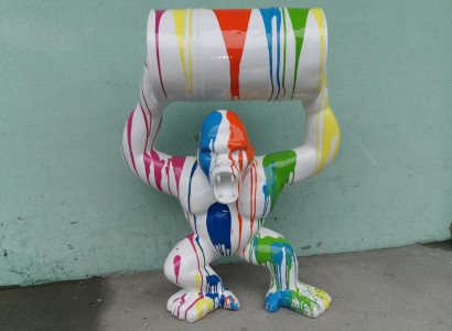 Abstract figure statue modern figures statues gorilla sculptures decor garden