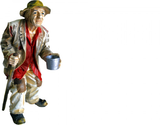 Design Beggar Figure Statue Sculpture Figures Sculptures Decoration Decor 5623 New