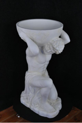 Vase, statue, atlas, ice compartment, sculpture, figure, flowers, vases, sculptures, figures, globe
