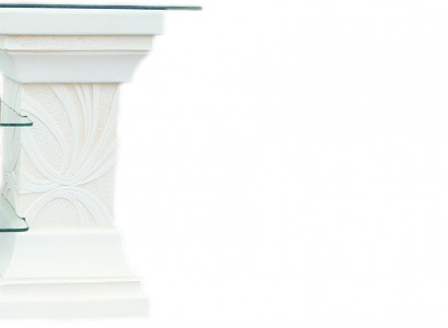Design Showcase Shelf Glass Column Display Shelves TV Cabinet Living Room 1841 New