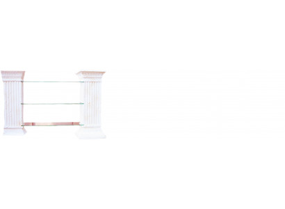 Design Showcase Shelf Glass Column Display Shelves TV Cabinet Living Room 1842 New
