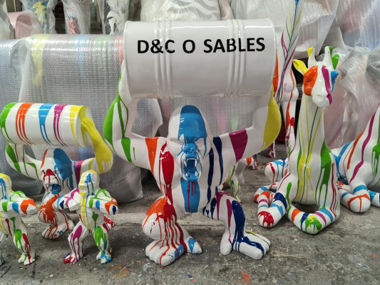 Designer figure statue modern figurines statues decoration deco gorilla garden new