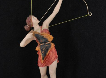 Diana Goddess Sculpture Bow Huntress Decoration Abstract Antique Style Sculptures