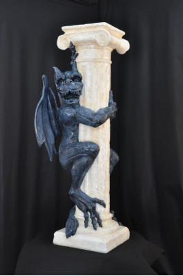 Design Columns Pillar Gragol Gothic Columns Sculpture Sculptures Flower Stand