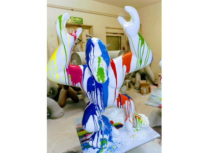 Statue Decoration Decor Gorilla Garden New Designer Figure Statue Modern Figures