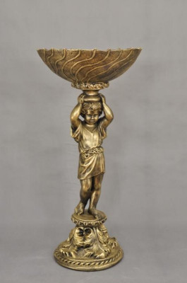 Antique Style Decoration Bust Key Fruit Vase Bowl Sculptures Sculpture Decor