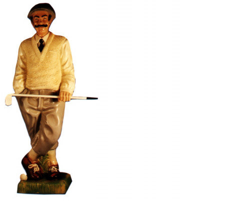 Design golfer figure statue sculpture figures sculptures decoration decor 7610