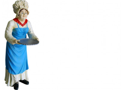 Serving Stand Grandmother Figure Statue Sculpture Figures Sculptures Decoration