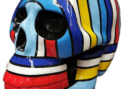 Design Figure Figures Decoration Skull Garden Sculpture Sculpture Skull New