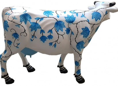 Abstract Figure Cow Modern Statues Loft Sculptures Colorful Figures Decoration New