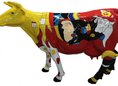 Modern decoration abstract figure figures abstract statues sculpture design cow