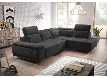 Automatic corner sofa couch design couch upholstery textile modern L-shaped fabric new
