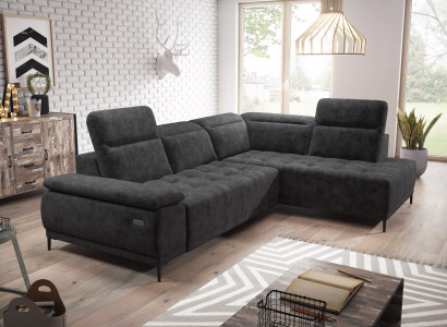 Automatic corner sofa couch design couch upholstery textile modern L-shaped fabric new