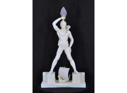 Floor lamp antique statue figure sculptures sculpture statues COLOSSUS