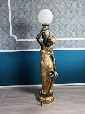 Floor lamp lamp light statue figure sculptures sculpture statues floor lamp new