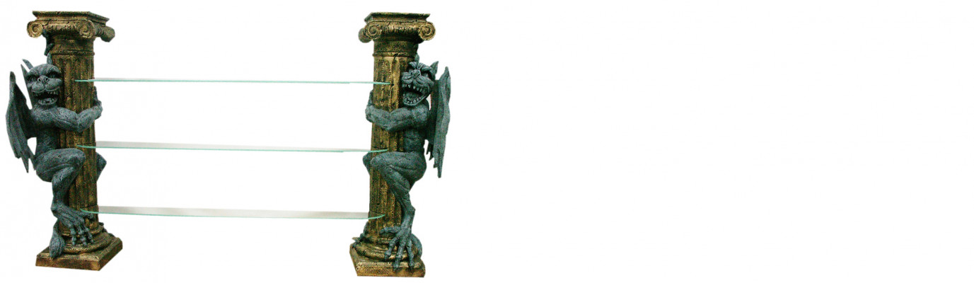 Design showcase cabinet glass column showcases shelves decorative figures cabinet 1834 new