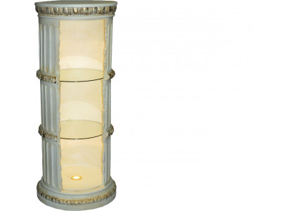 Display Cabinet Shelf Glass Amphora Vase Floor Vase Column Cabinet Display Shelves 1858