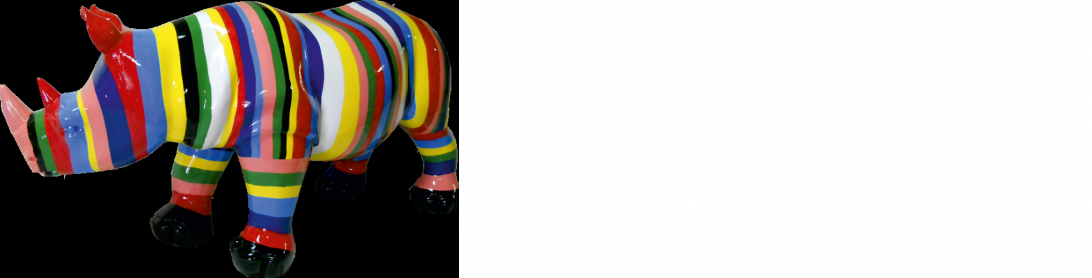 Design Rhino Figurine Statue Sculpture Figures Sculptures Decoration Decor 3092 New