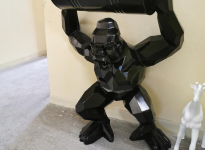 Designer Figure Statue Modern Figures Statues Decoration Decor Gorilla Garden New