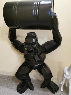 Statue Decoration Decor Gorilla Garden New Designer Figure Statue Modern Figures