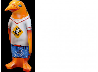Design Luxury XXL 67cm Figure Sculpture Handcrafted Penguin Animal Sculptures Figures