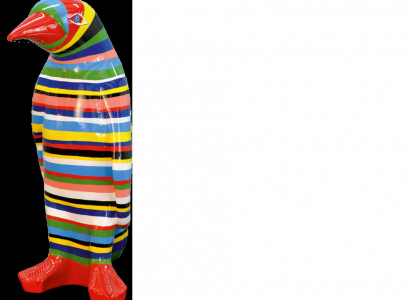 XXL Designer Figure Handcrafted Painted Figures Sculpture Sculptures Statue Penguin