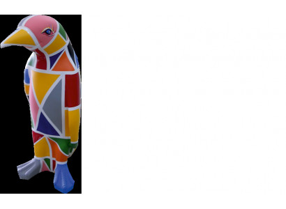 Design luxury figure sculpture handmade XXL 67cm penguin animal sculptures figures