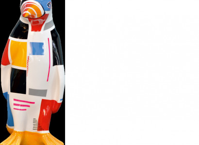 XXL designer figure handcrafted painted figures sculpture statue sculptures penguin