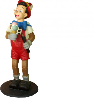 Design Pinocchio Figure Statue Sculpture Figures Sculptures Decoration Deco 5644