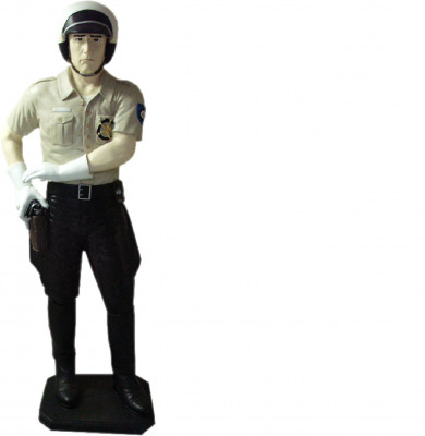 Design police officer figure statue sculpture figures sculptures decoration decor 5682