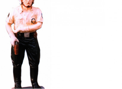 USA Highway Police Officer Figure Statue Sculpture Figures Sculptures Decoration Decor