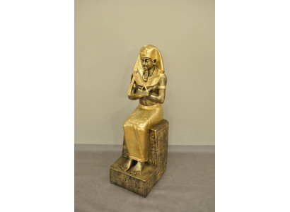 Design Egyptian Figure Ramses XXL Statue Sculpture Sculptures Decoration Deco