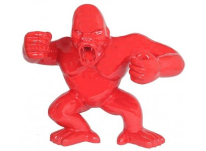 Abstract Decoration Garden Figure Gorilla Statue Decor Colorfully Painted Statues New
