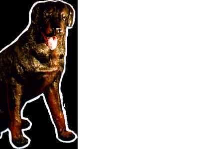 Design Rottweiler Dog Figure Statue Sculpture Figurines Sculptures Decoration 3007