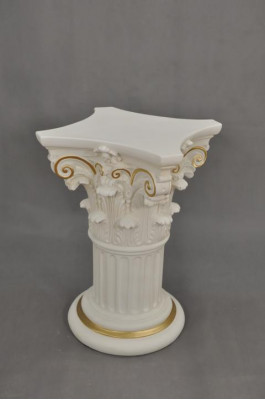 Medusa Column Roman Columns Marble Sculpture Figure Deco Decoration Stand 1021