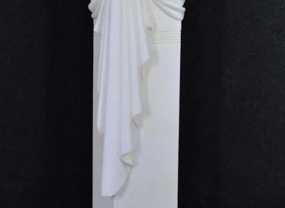 Medusa Column Roman Columns Marble Sculpture Figure Deco Decoration Stand 1041
