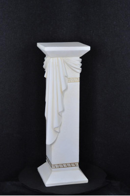 Medusa Column Roman Columns Marble Sculpture Figure Deco Decoration Stand 1041