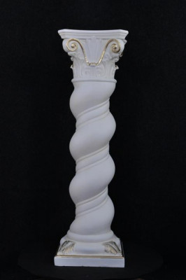Column Medusa Meander Style Decorative Column Column Statue Stand Baroque 100cm New 1017