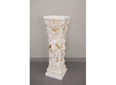 Design column with Amorette 100 cm figures column base flower stand statue new