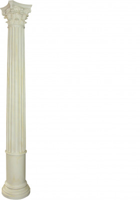 Antique style furnishing hotel lobby restaurant columns pillar XXL 275cm Roman style