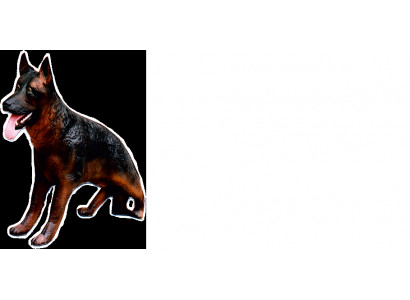 Design German Shepherd Figure Statue Sculpture Figures Sculptures Decoration New 3043