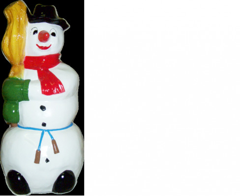 Design Snowman Figure Statue Sculpture Figures Sculptures Decoration Deco 8847