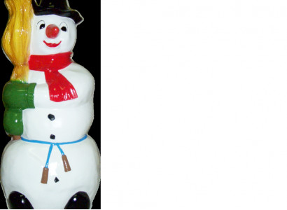 Design Snowman Figure Statue Sculpture Figures Sculptures Decoration Deco 8847