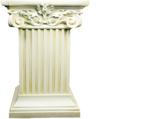Greek antique style column flower stand decoration deco 1063